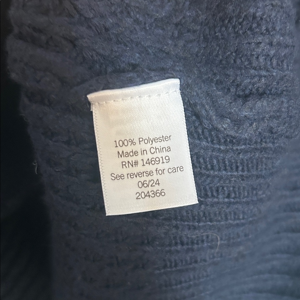NWT LC Lauren Conrad navy cabled cardigan sweater size XS - Picture 6 of 6